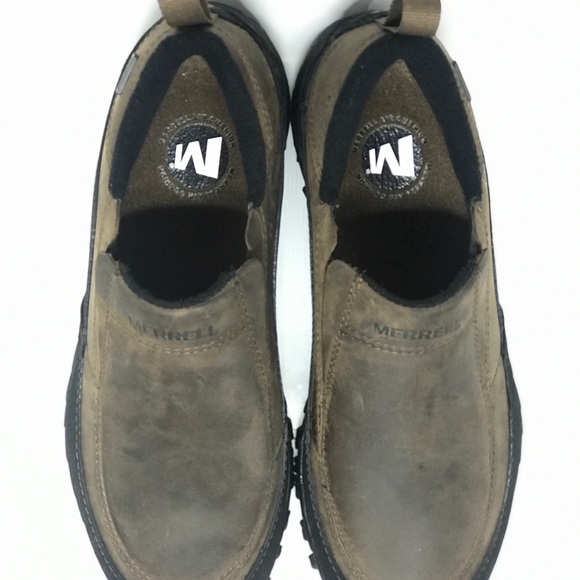 Men’s Shiver Moc 2 Waterproof Slip-on Dark Earth main image 5